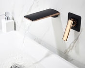 Black Golden Copper Waterfall ODM Concealed Basin Faucet