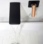 Black Golden Copper Waterfall ODM Concealed Basin Faucet