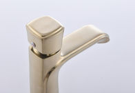 Golden Brass Hotel SUS Brushed Brass Bathroom Faucet