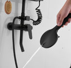 OEM Punch Free Black 0.8MPA Rain Shower Faucets