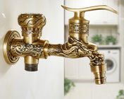 Decorative Funny Double Handle ODM Outdoor Water Faucet Tap