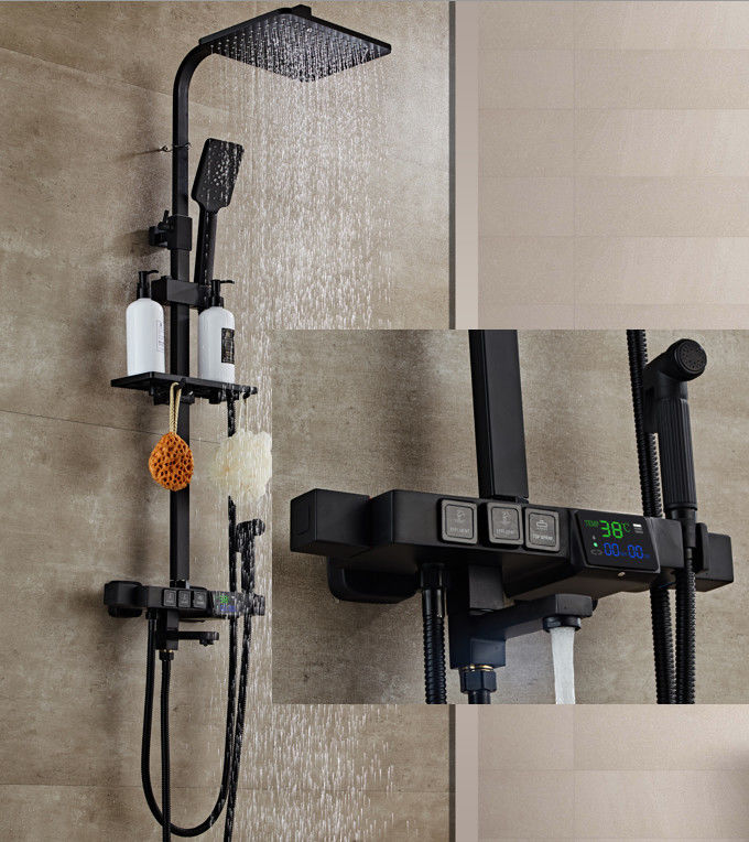 Multi Function OEM Thermostatic Intelligent Bathroom Shower Faucet