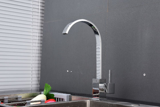 Square Seven Shaped Flat Tube ODM Kitchen Sink Faucets