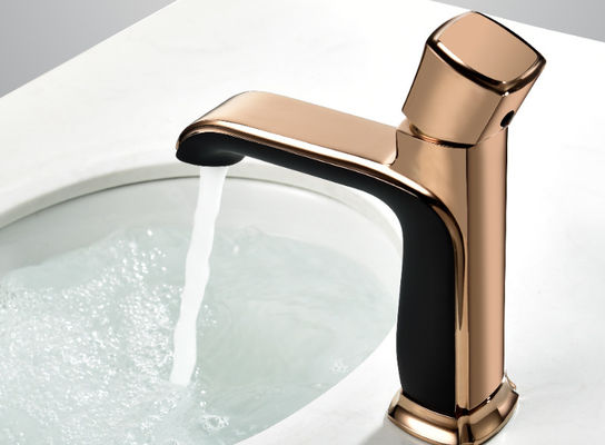 Golden Brass Hotel SUS Brushed Brass Bathroom Faucet