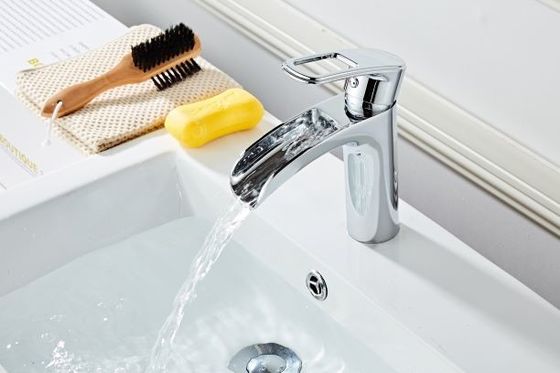 Under Counter Waterfall ODM Silver Electroplated SUS Faucet