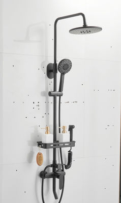 OEM Punch Free Black 0.8MPA Rain Shower Faucets