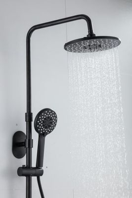 OEM Punch Free Black 0.8MPA Rain Shower Faucets