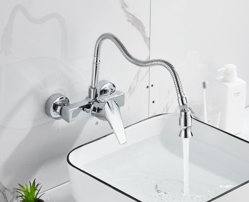 ODM Flexible Curving Sus304 Concealed Basin Mixer