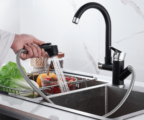 Household Pull Out 360° Rotatable Pressurized Sink Faucet