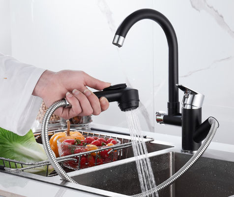 Household Pull Out 360° Rotatable Pressurized Sink Faucet