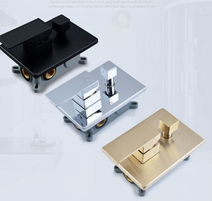 Brushed Gold Black Silver Embedded OEM Concealed Basin Mixer