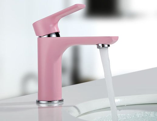 Contemporay 304SS Colored All Copper Undercounter Wash Basin Faucet