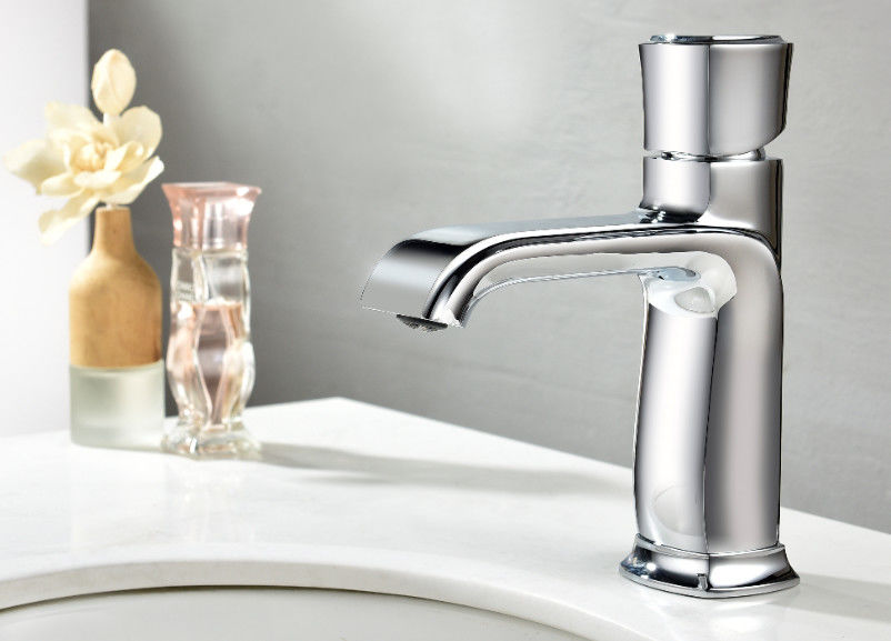 Electroplate ODM White Silver Wash Basin Faucet