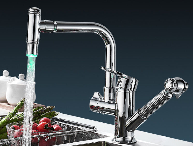 Electroplate Single Handle OEM Kitchen Sink Faucets